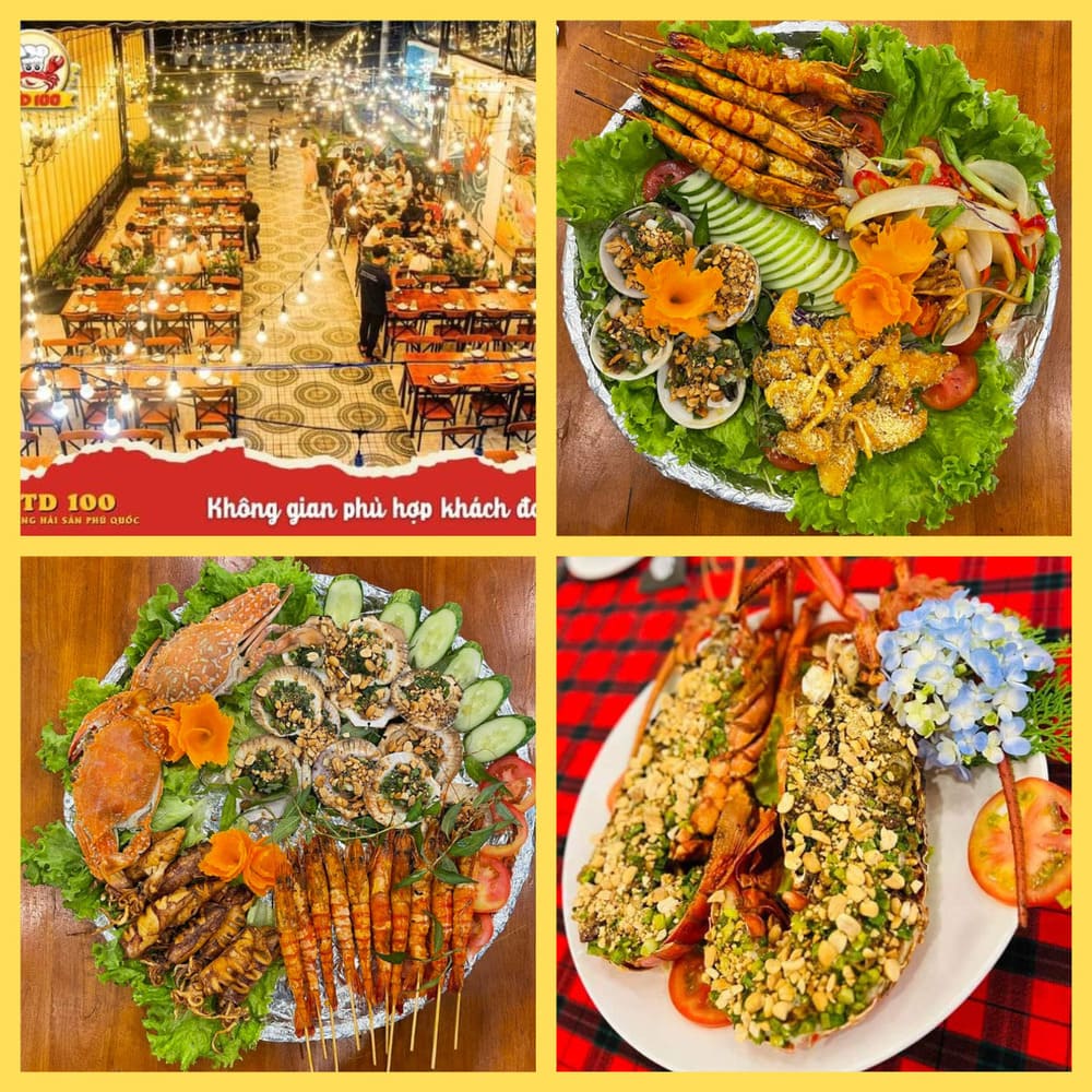 Nhà hàng hải sả LTD 100 - Thiên đường hải sản tươi sống Phú Quốc